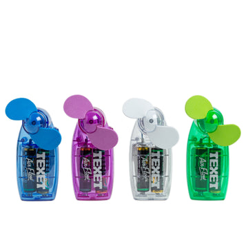 Handheld Fan with Battery, Assorted Colour