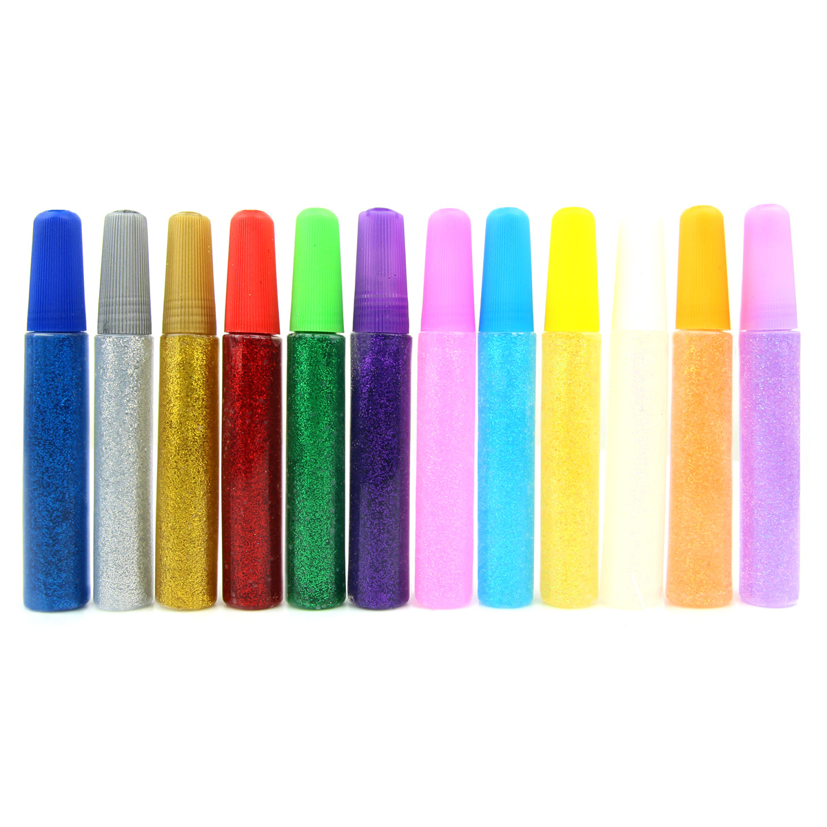 Glitter Glue Pen Tubes 10ml, Pack of 72