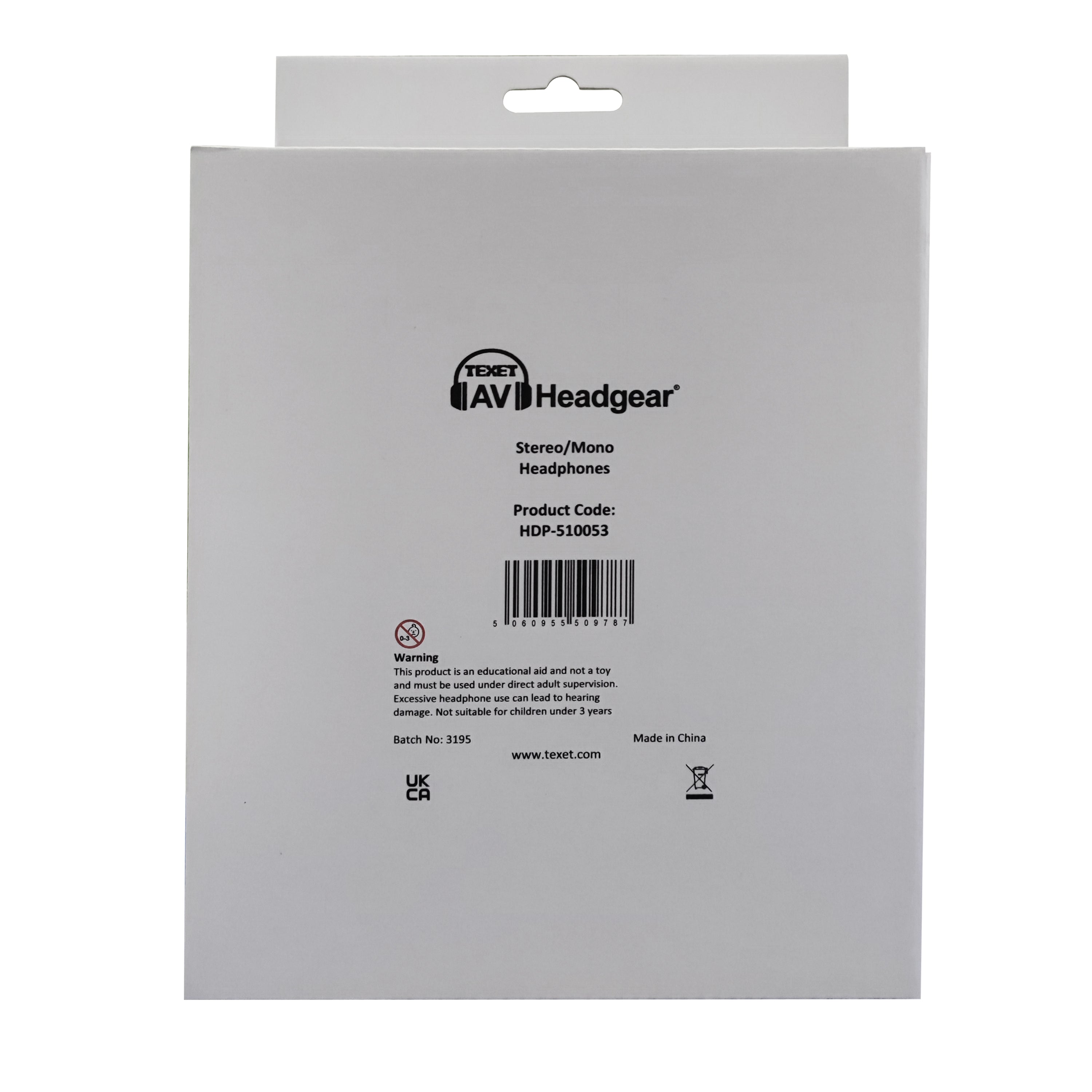 Stereo/Mono Headphone, Black