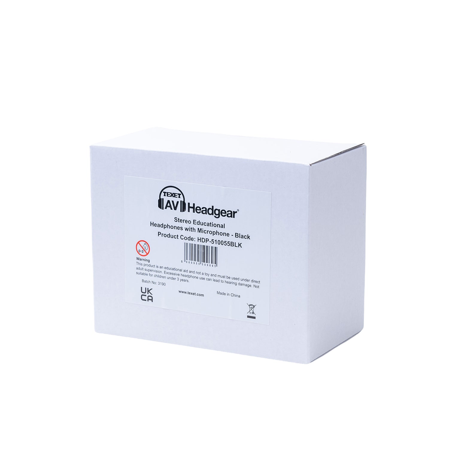 Stereo Educational Headphone, Black