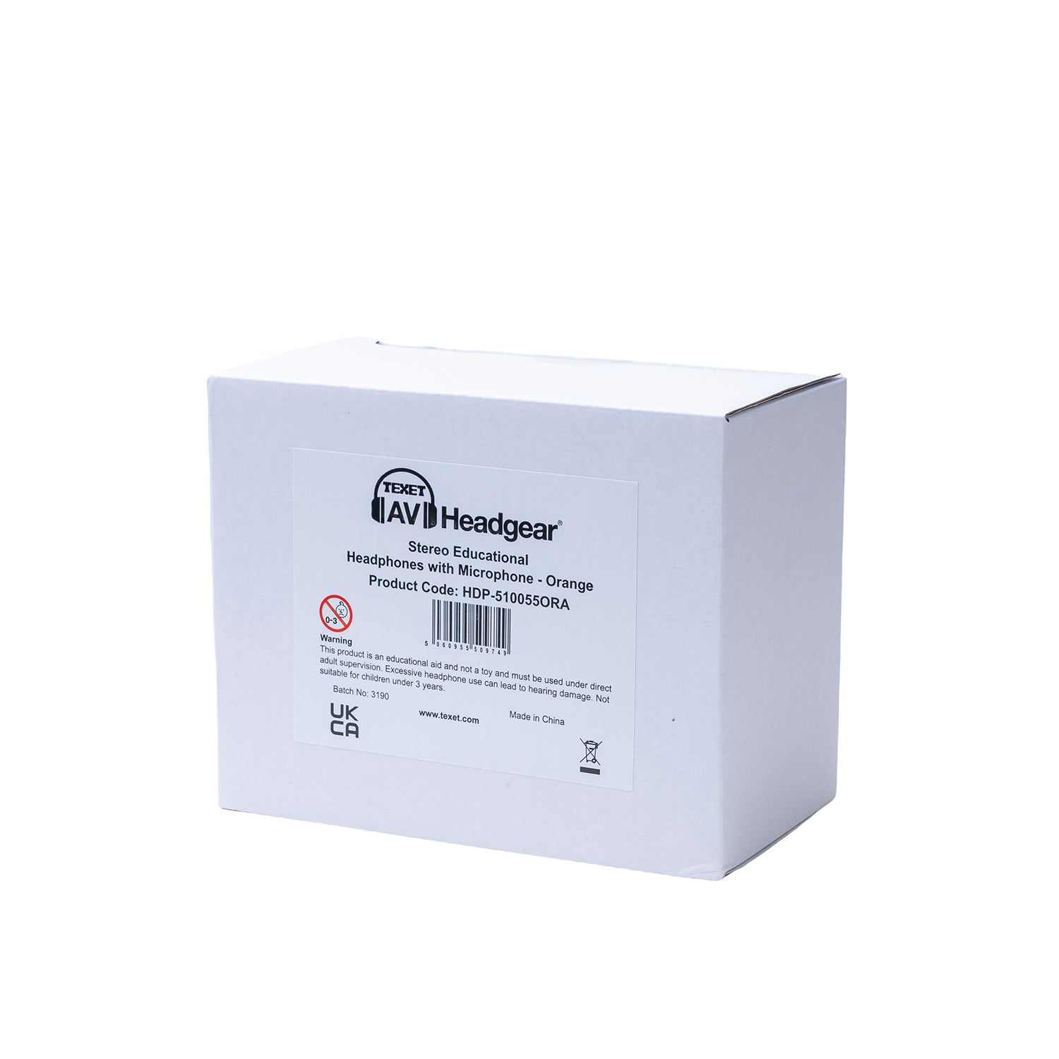 Stereo Educational Headphone, Orange