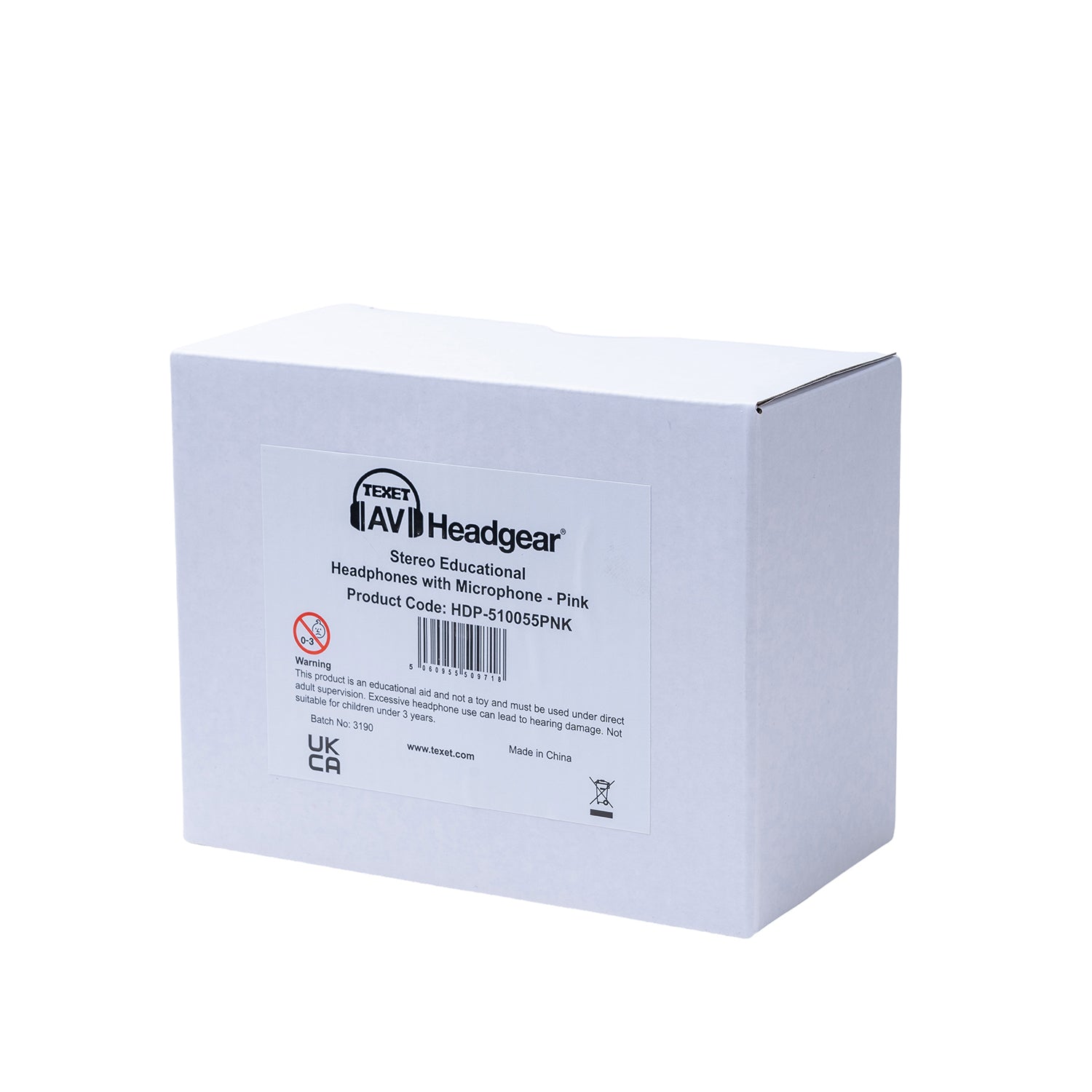 Stereo Educational Headphone, Pink