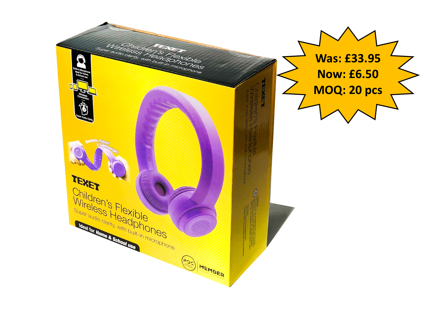 Flexible and Wireless Headphone for Children