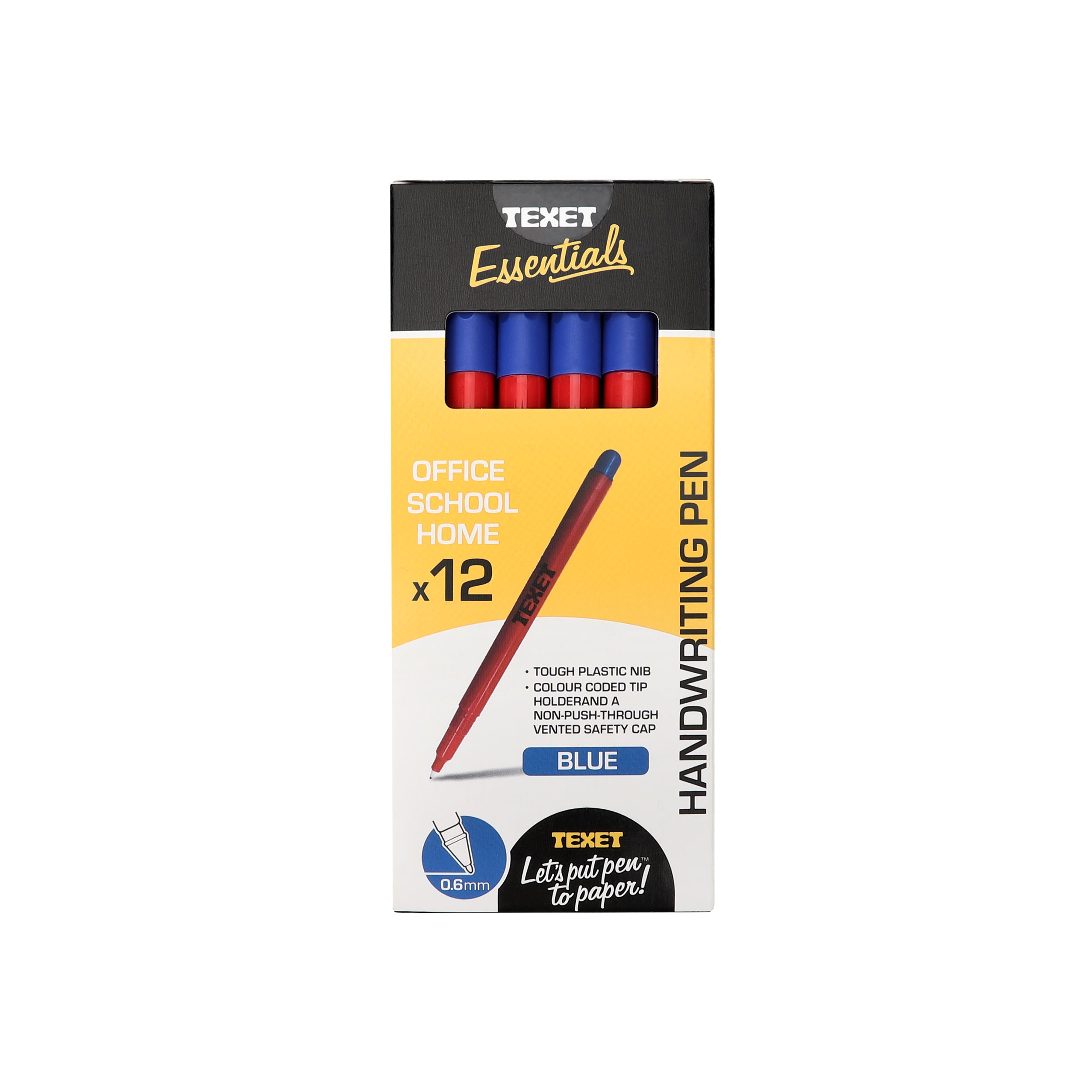 Blue Handwriting Pens, Pack of 12