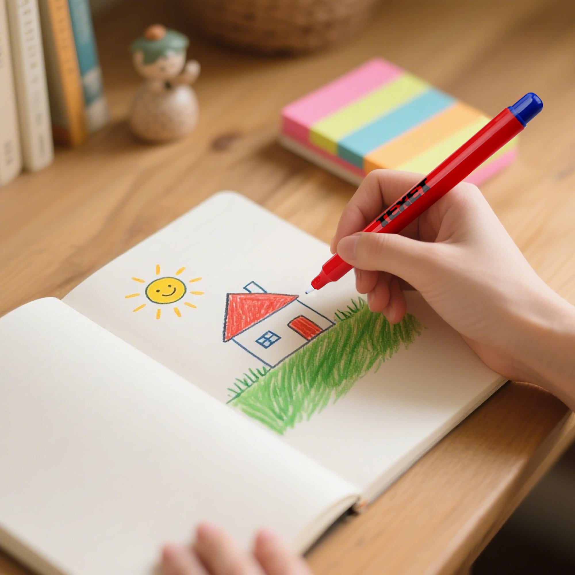 Blue Handwriting Pens, Pack of 12