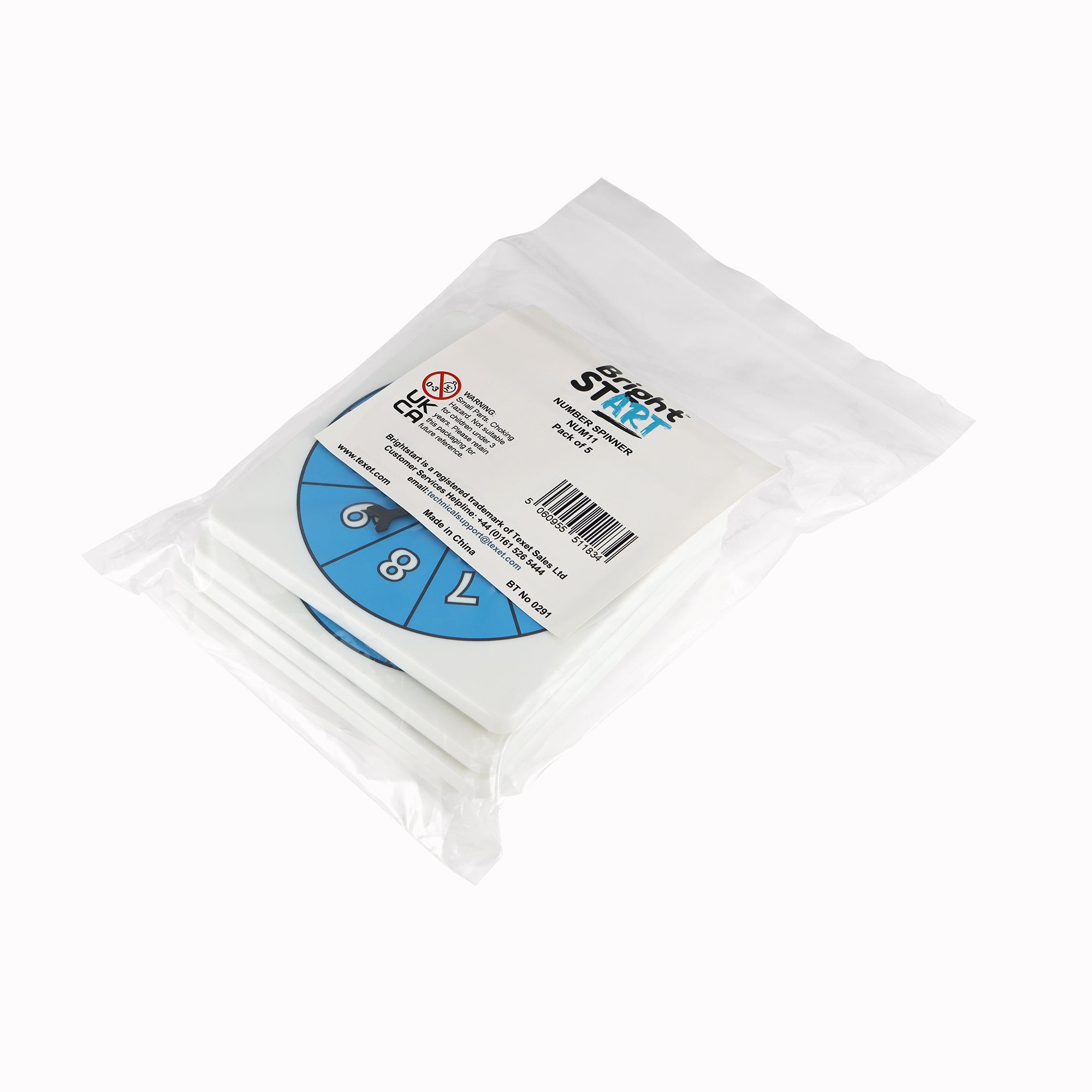 Number Spinner, Pack of 5