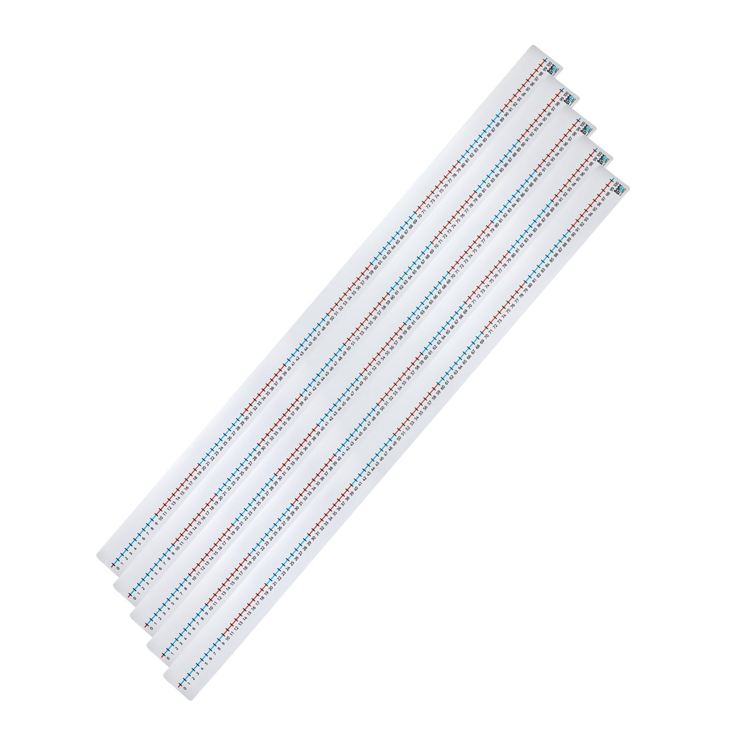 1M Desktop Number Line 0-100, Pack of 5
