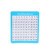 Double-Sided 100 Squares Board Small Size, Pack of 30