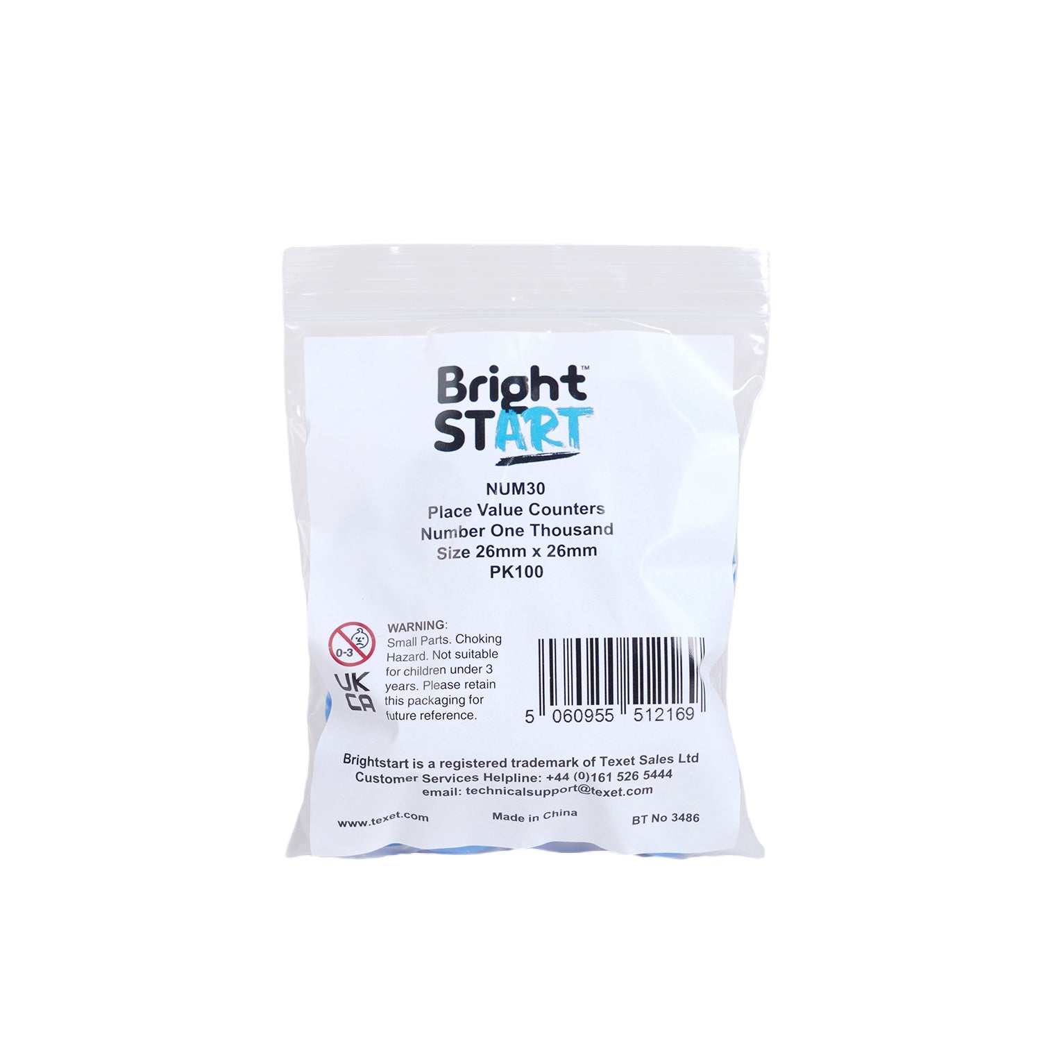 Place Value Counters Number One Thousand, Pack of 100