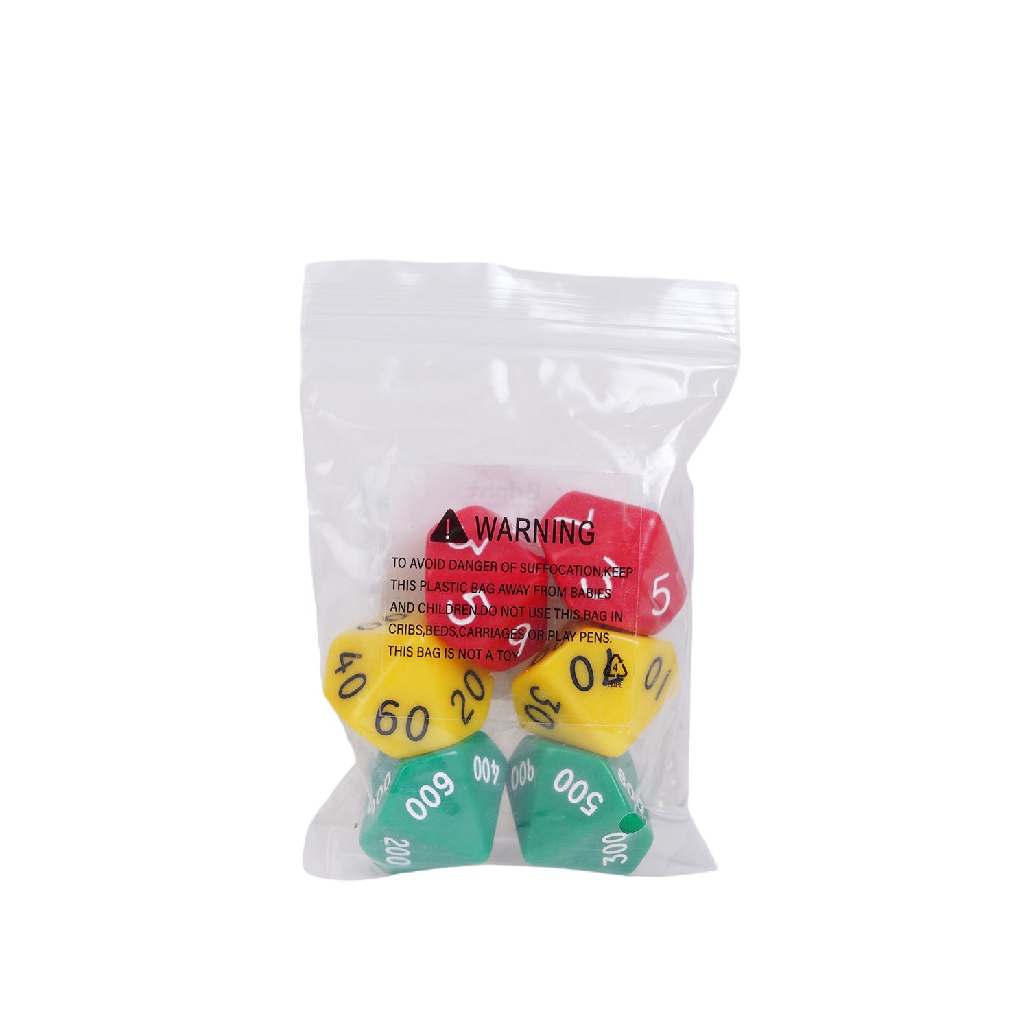Place Value Dice, Pack of 6