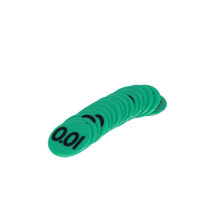 Decimal Place Value Counters Number 0.1, 0.01 & 0.001 Set, Pack of 300