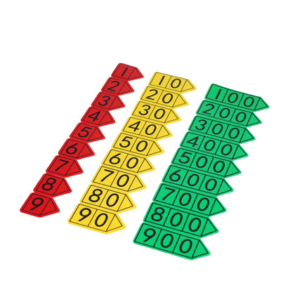 Mini Plastic Place Value Arrows 27 Pieces Set, Pack of 30 Sets