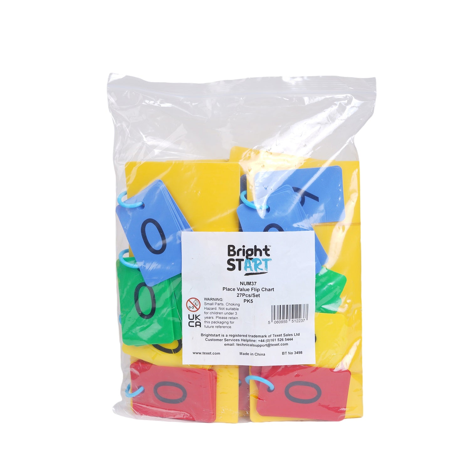 Place Value Flip Chart 4 Digits, Pack of 5