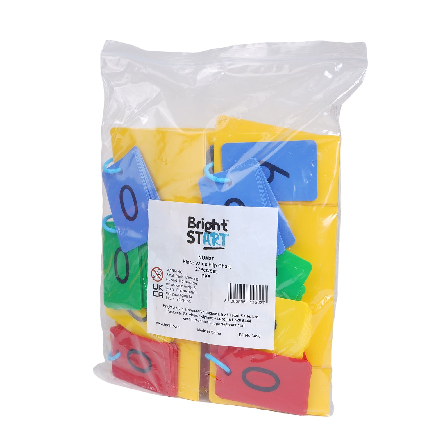 Place Value Flip Chart 4 Digits, Pack of 5