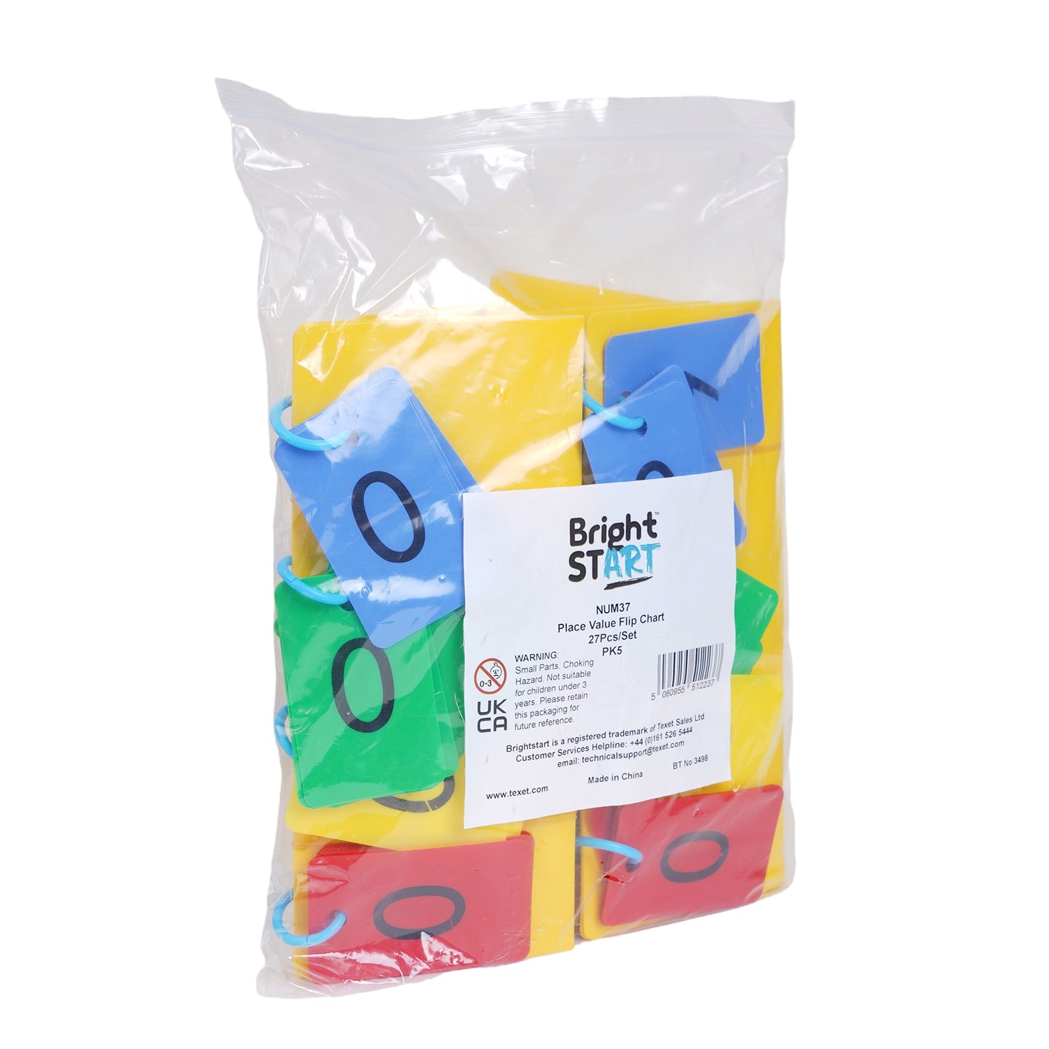 Place Value Flip Chart 4 Digits, Pack of 5