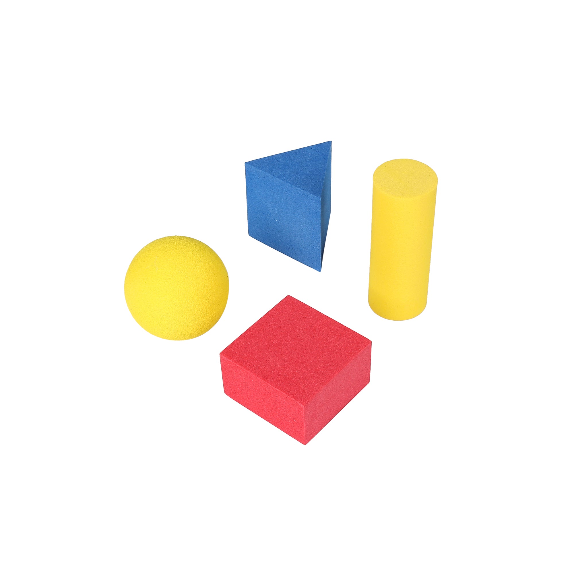Foam Geometric Solid Shape Set, Pack of 10