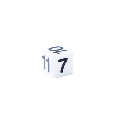 Number Dice 7 to 12, Pack of 12