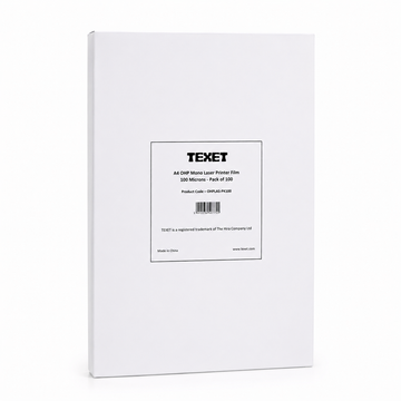 Texet A4 OHP Mono Laser Printer Film, Pack of 100