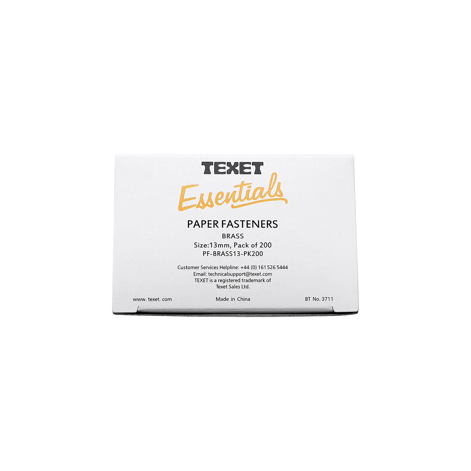 13mm Brass Paper Fasteners, Pack of 200