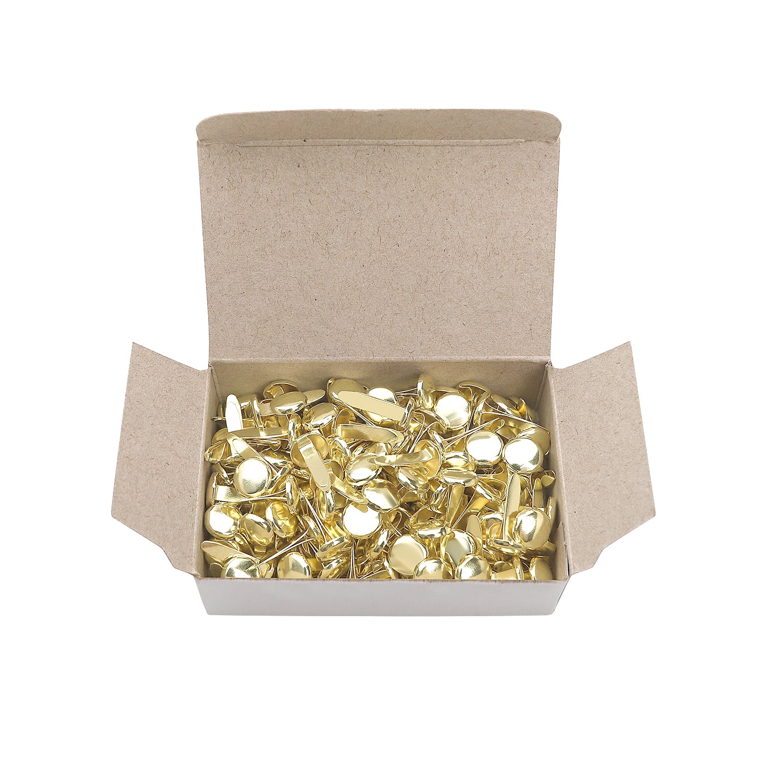 13mm Brass Paper Fasteners, Pack of 200