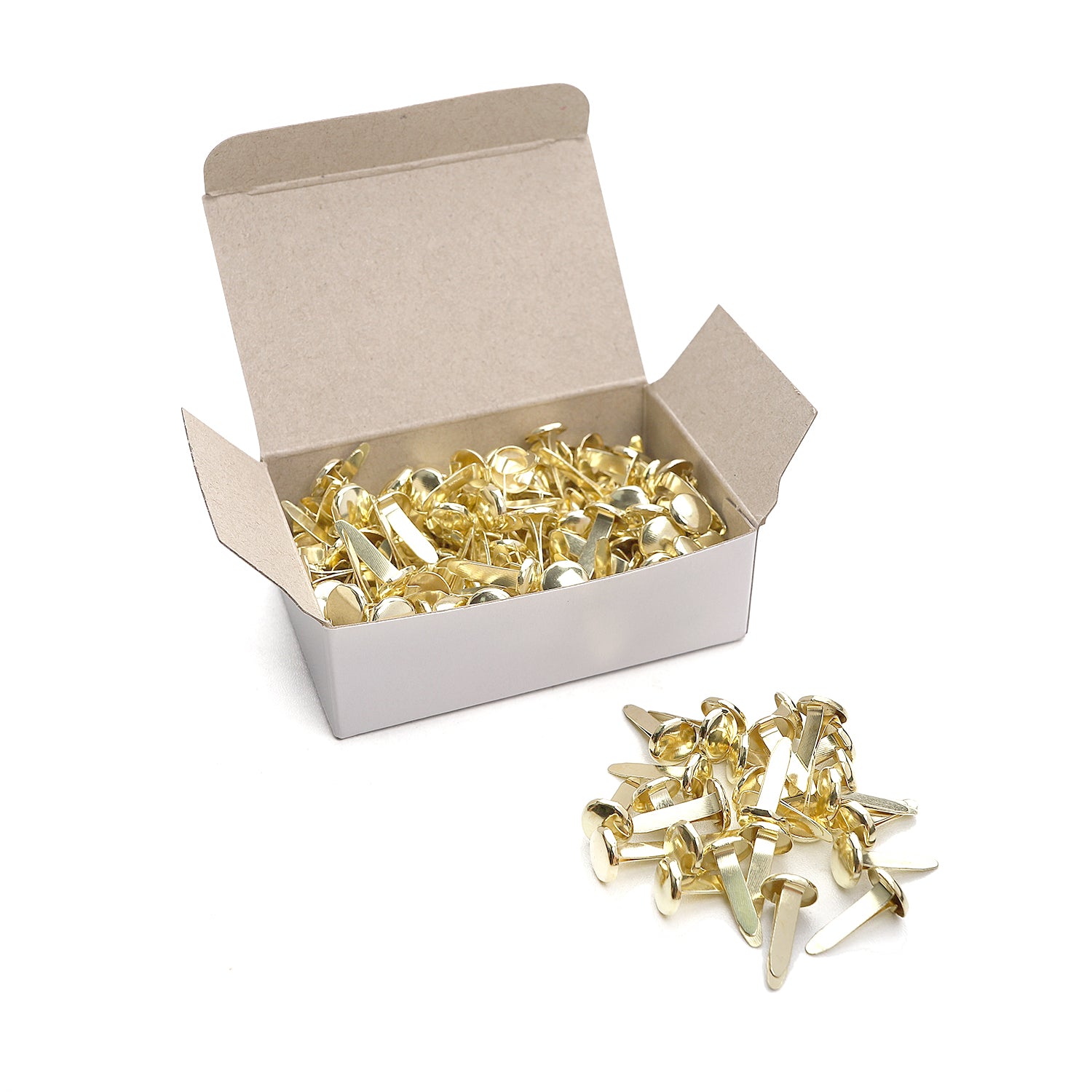 13mm Brass Paper Fasteners, Pack of 200