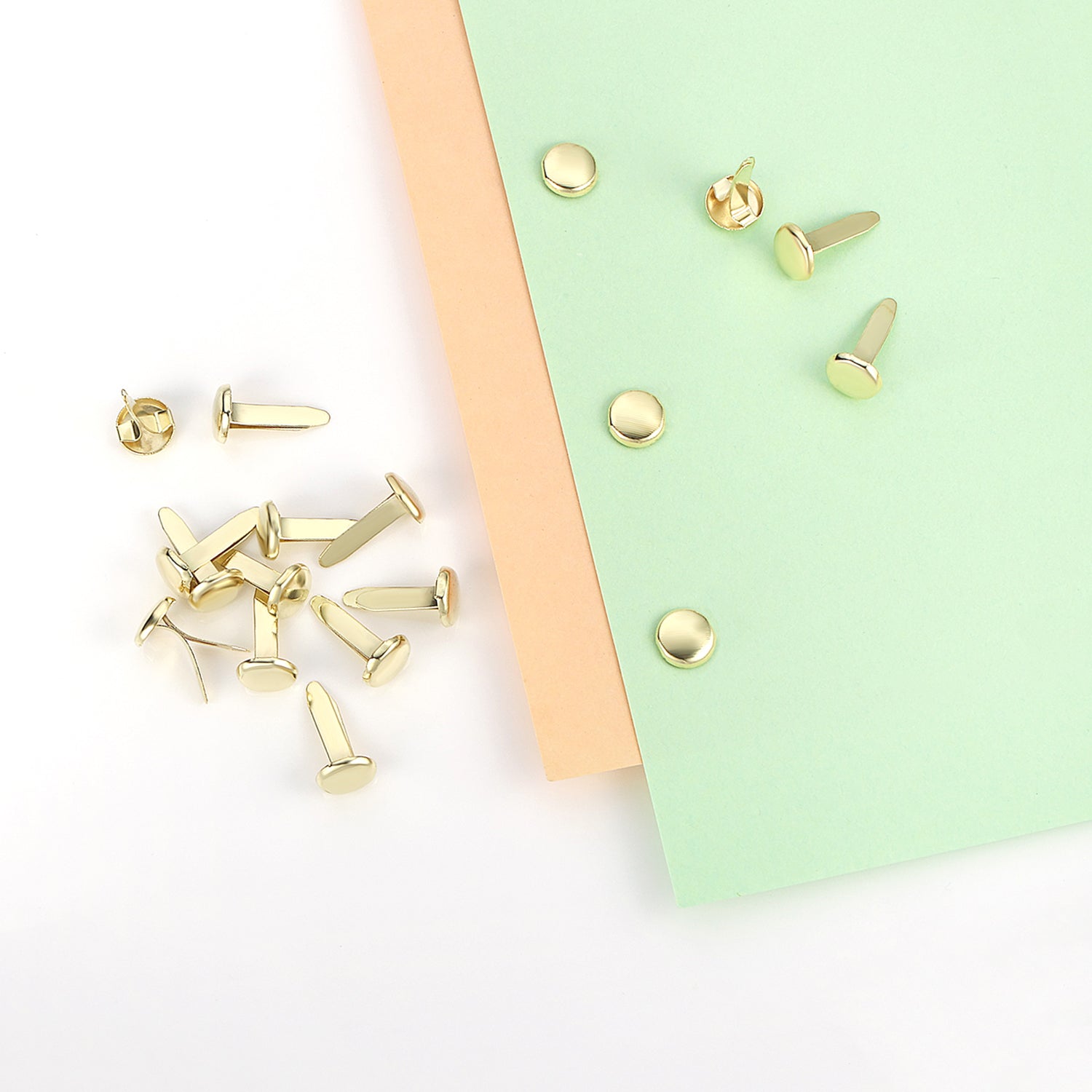 13mm Brass Paper Fasteners, Pack of 200