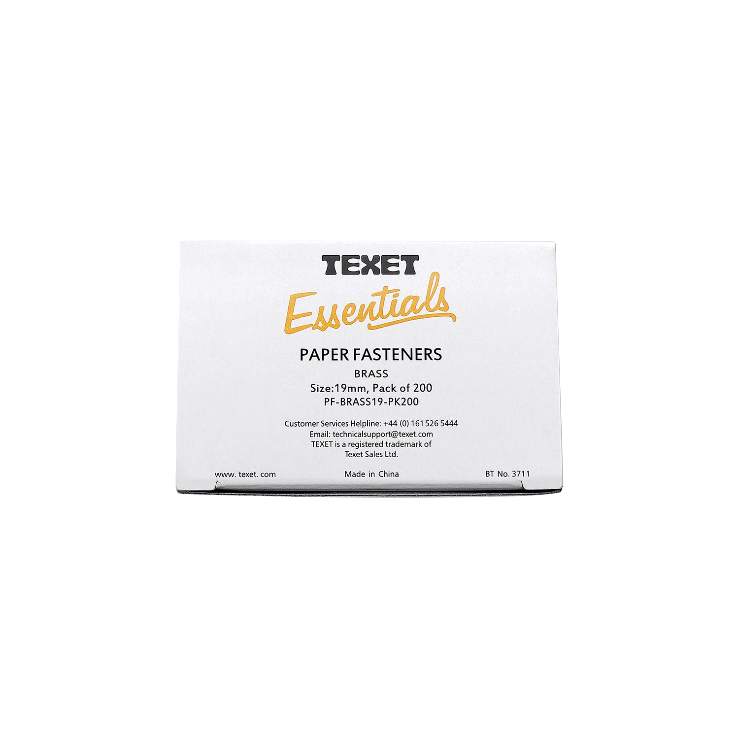 19mm Brass Paper Fasteners, Pack of 200