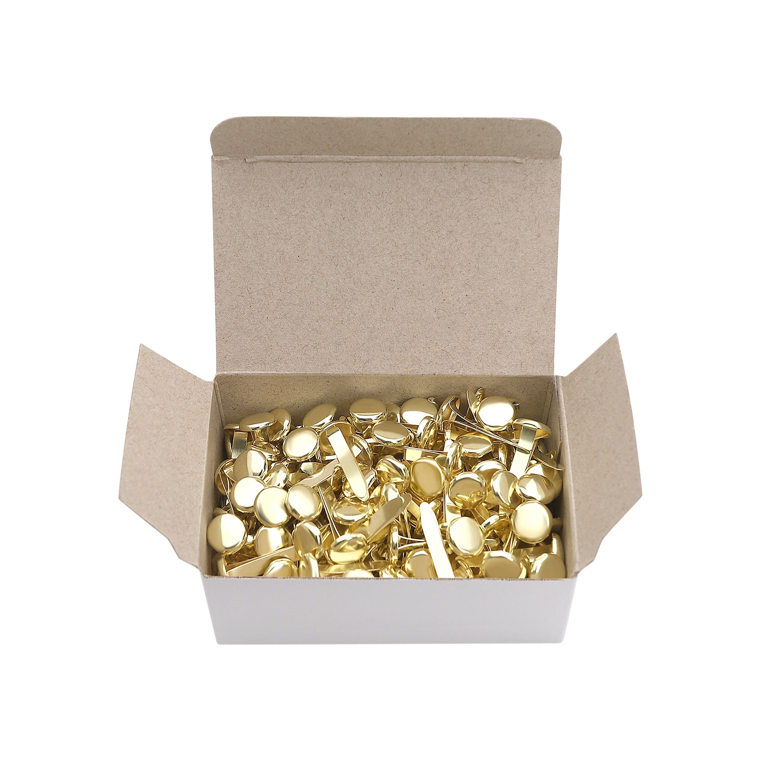 19mm Brass Paper Fasteners, Pack of 200