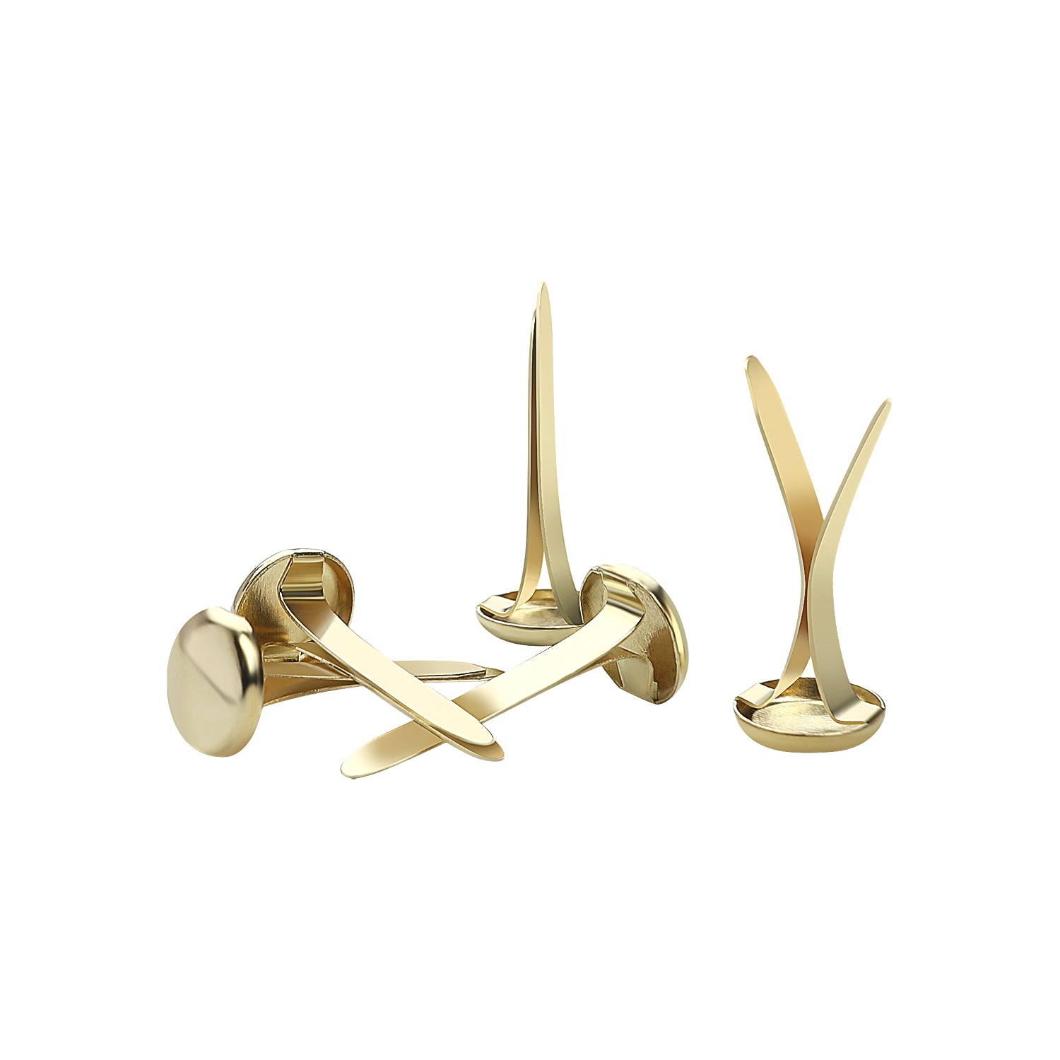 19mm Brass Paper Fasteners, Pack of 200