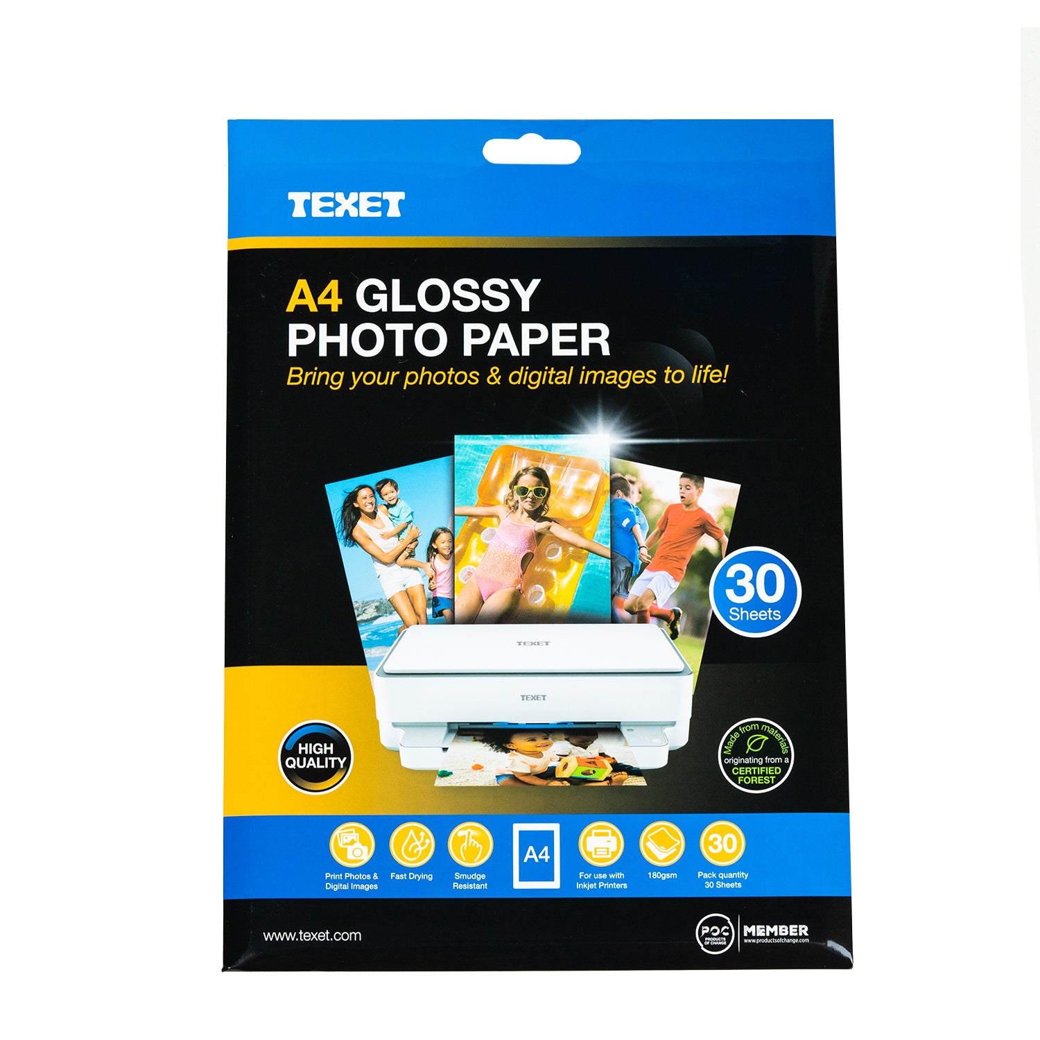 A4 Glossy Photo Paper, Pack of 30