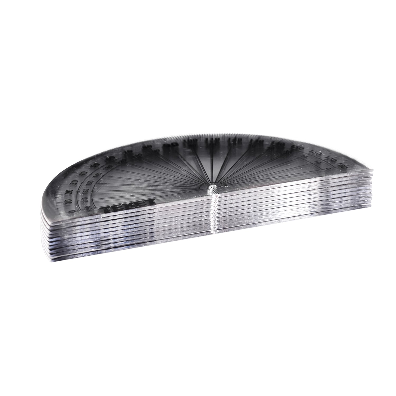 Protractor 180 Degree, Pack of 10