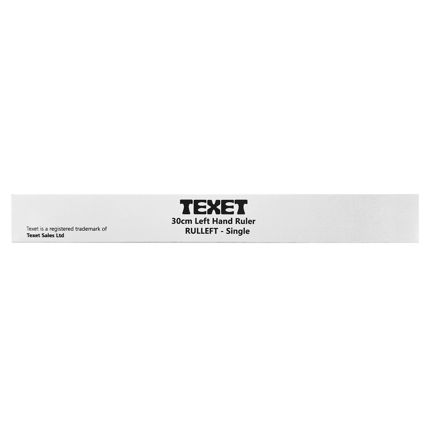 Texet Ruler Clear Left Handed Ruler 30cm / 12