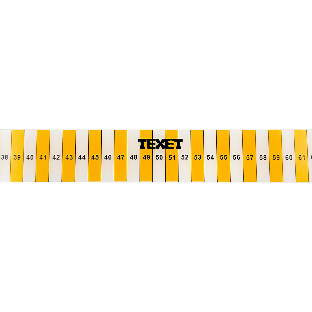 Texet Ruler Metre Ruler, Coloured with Blocks – www.texet.com