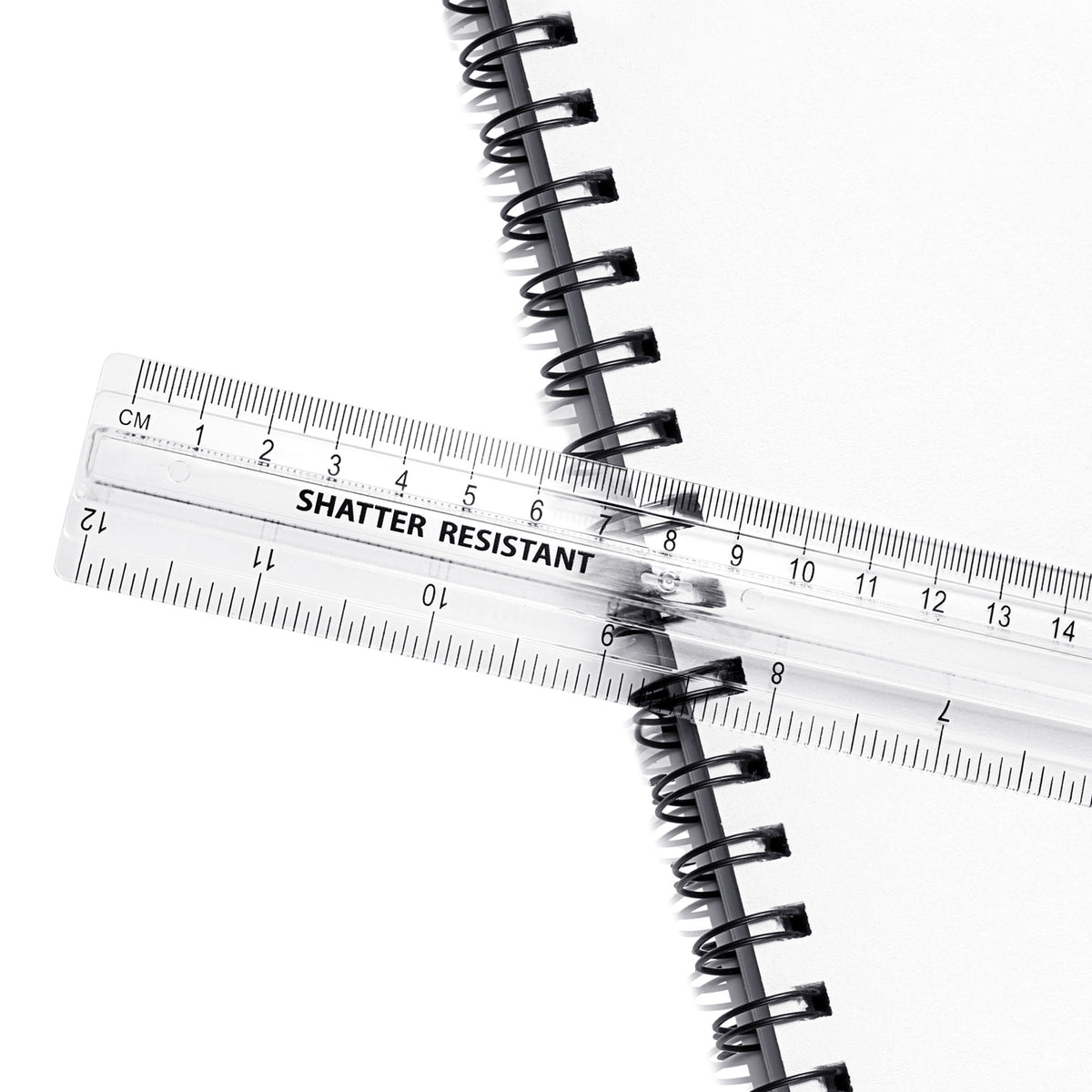 Texet Ruler Clear Ruler 30cm with Finger Grip, Pack of 10 in cm / inches – www ...