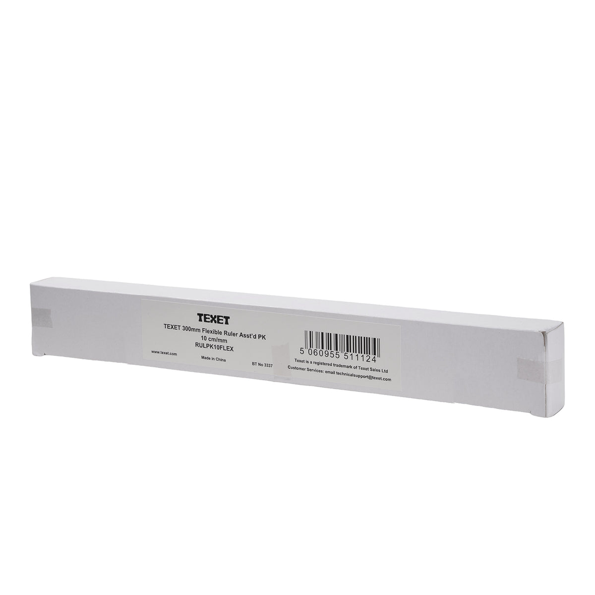 Texet Ruler Flexible Ruler, 30cm Pack of 10 in cm / mm – www.texet.com