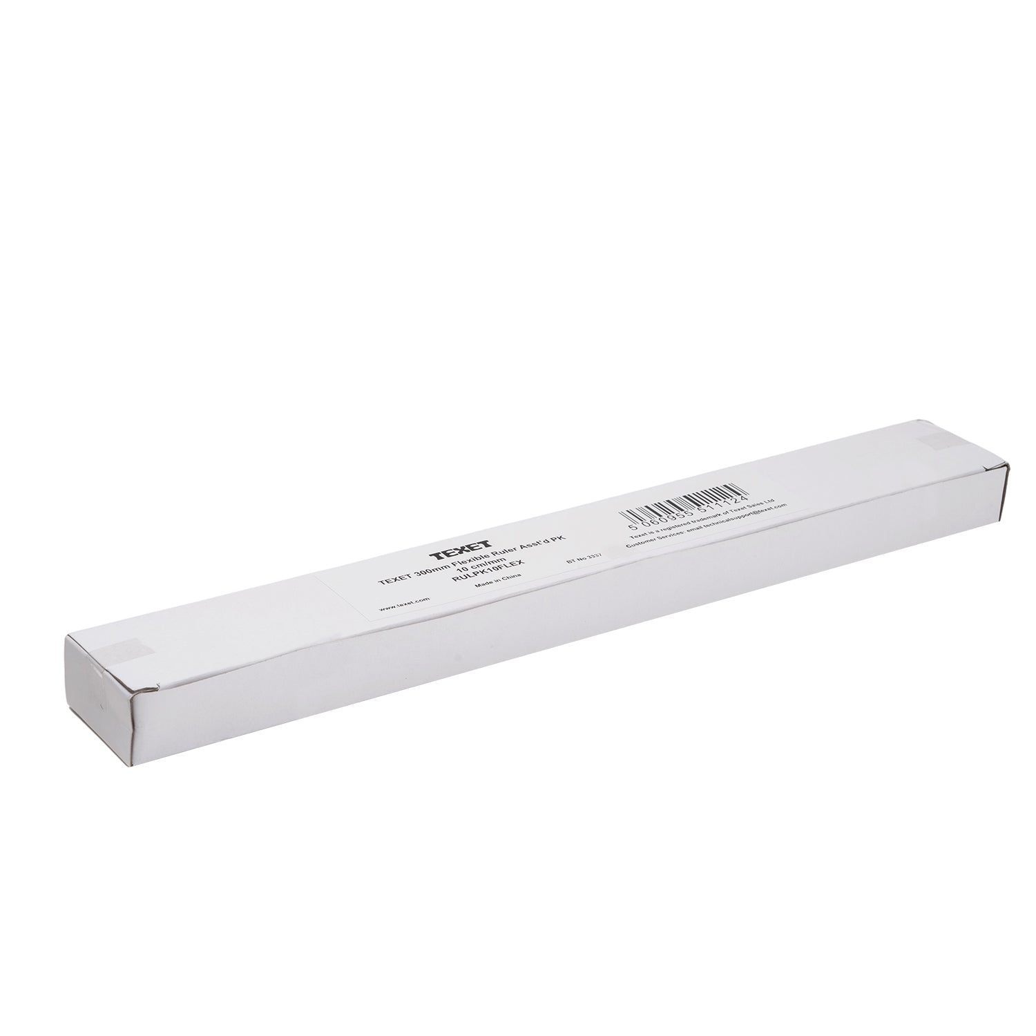 Texet Ruler Flexible Ruler, 30cm Pack of 10 in cm / mm – www.texet.com
