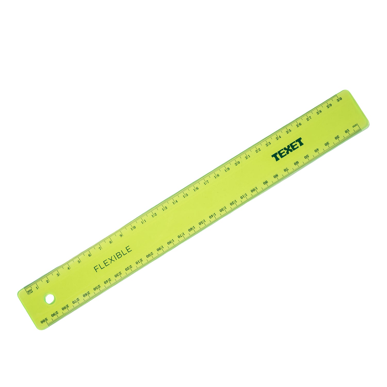 Texet Ruler Flexible Ruler, 30cm Pack of 10 in cm / mm – www.texet.com