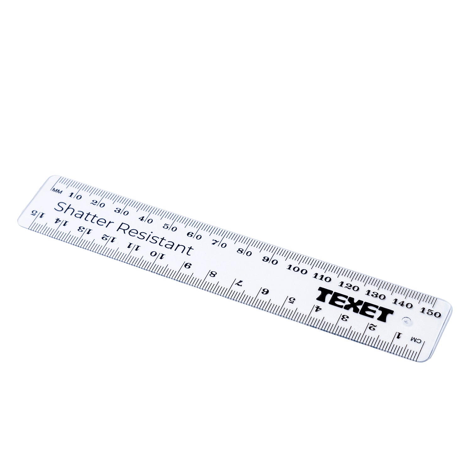 Clear Ruler 15cm, Pack of 10