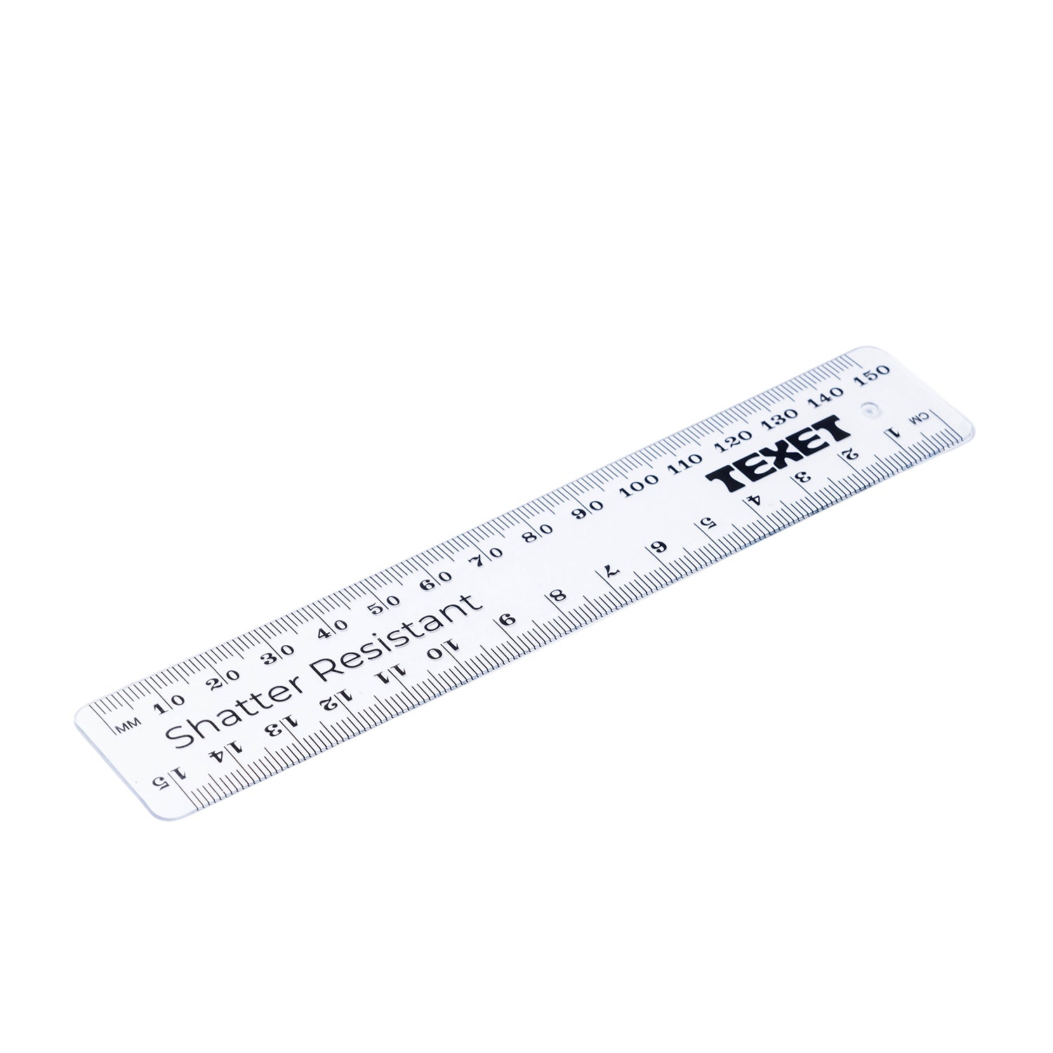 Clear Ruler 15cm, Pack of 10