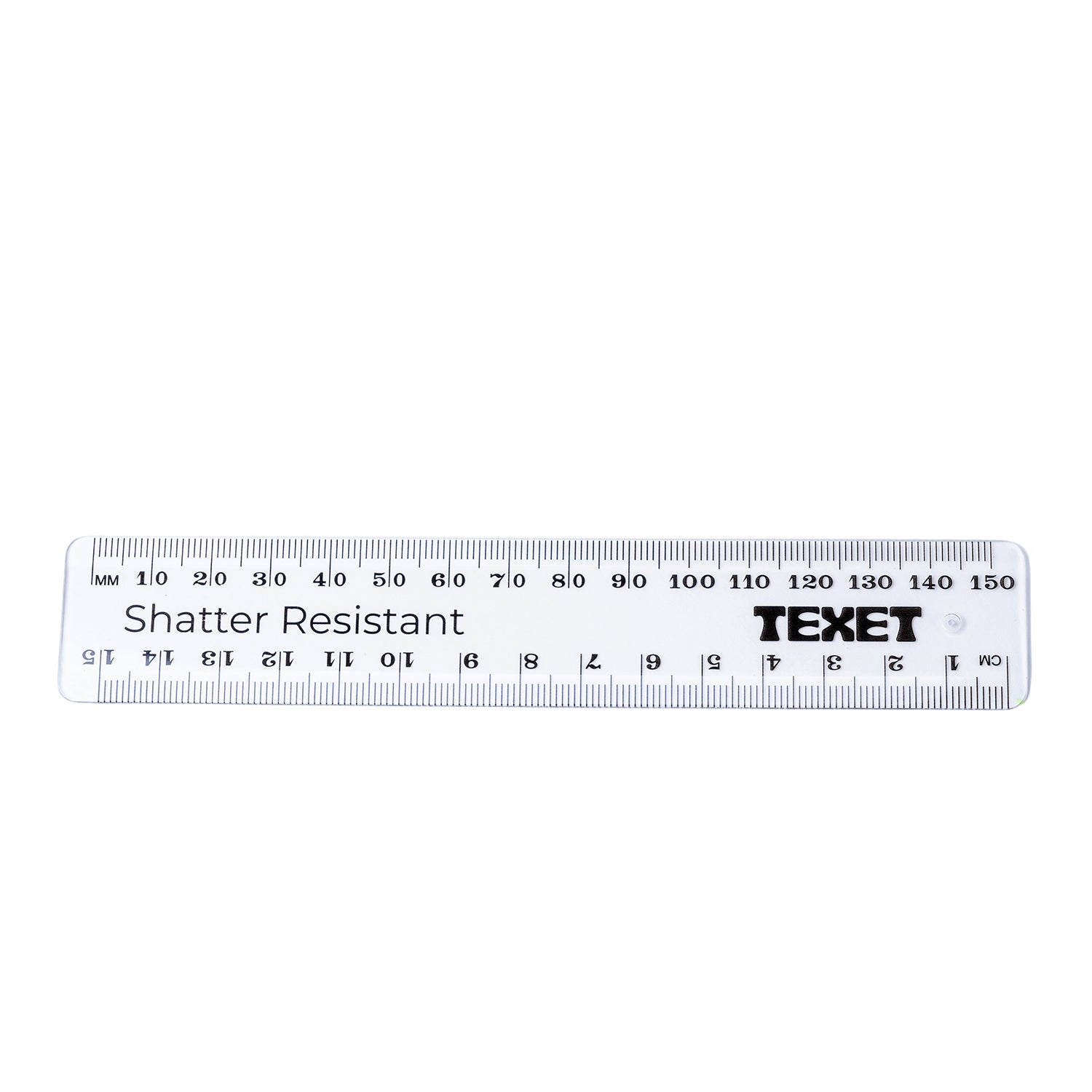 Clear Ruler 15cm, Pack of 50
