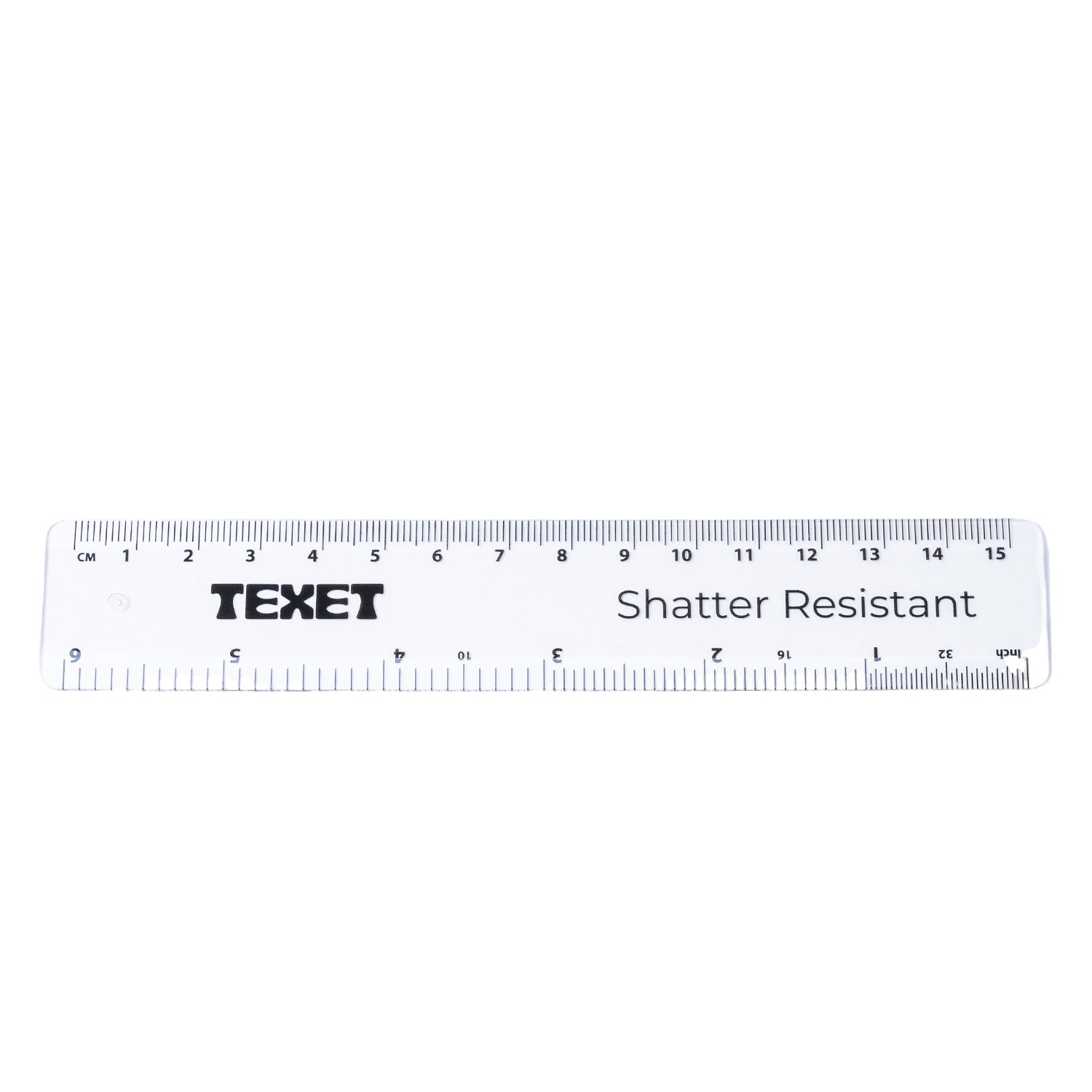 Clear Ruler 150mm, Pack of 50 in cm/inches