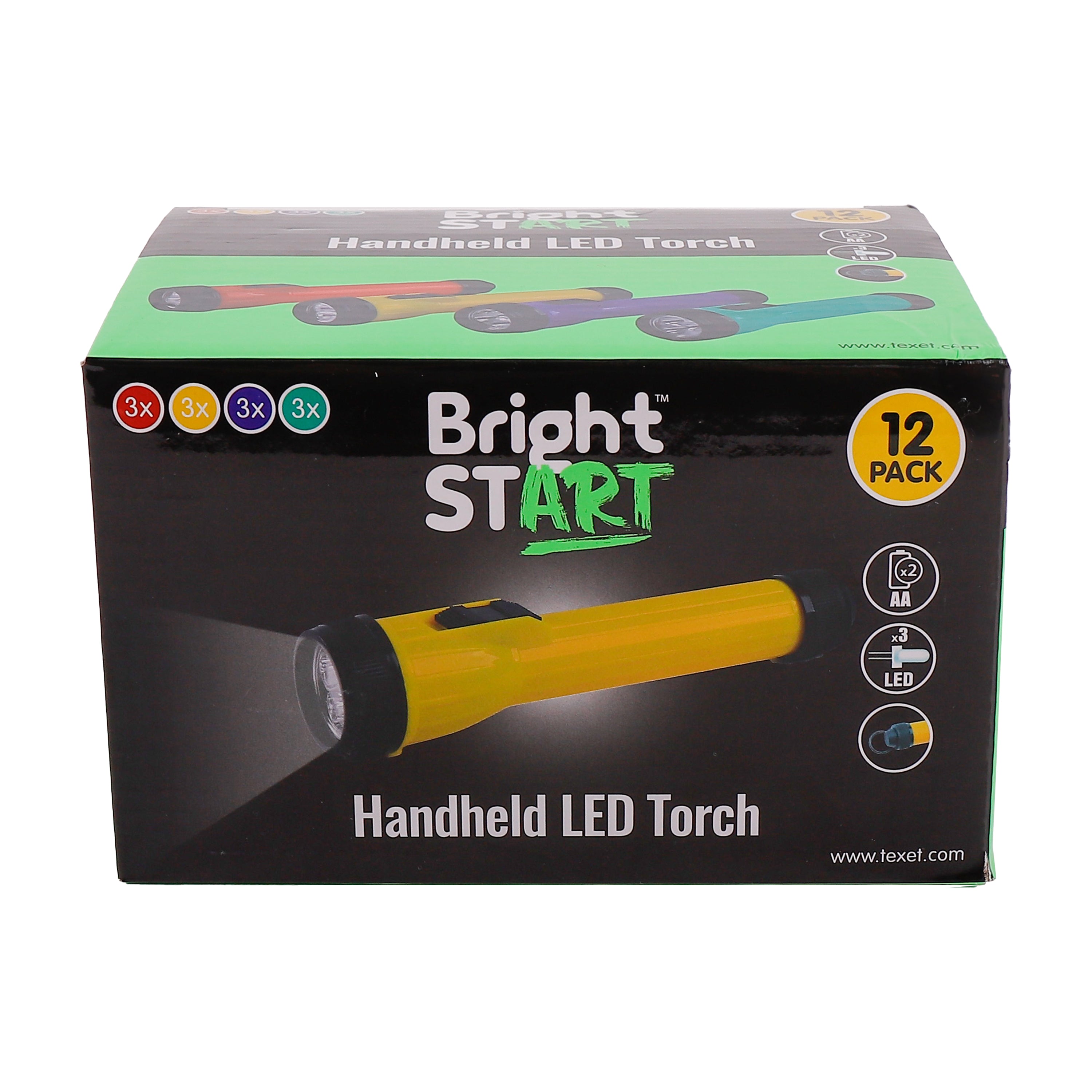 Handheld LED Torch, Pack of 12