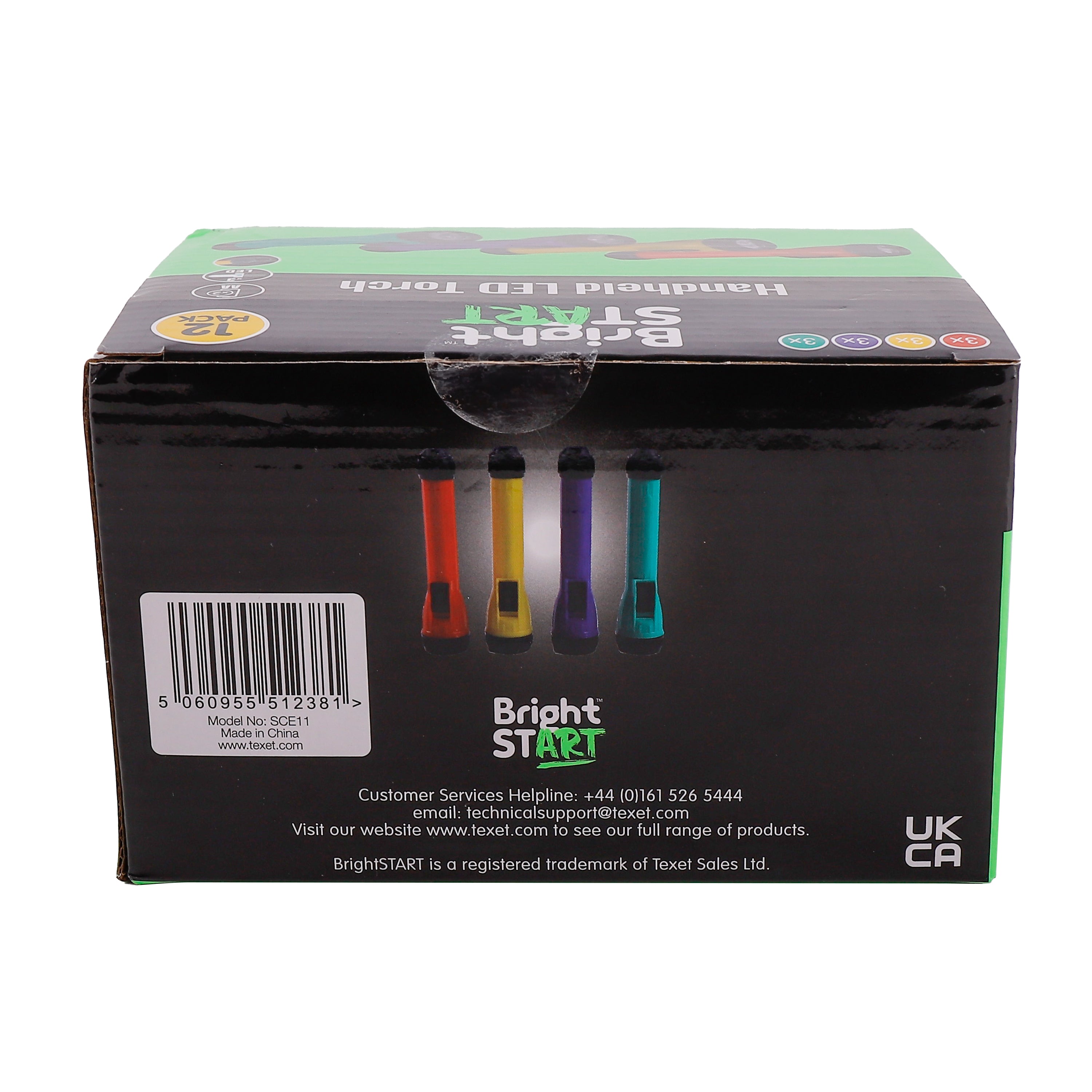 Handheld LED Torch, Pack of 12