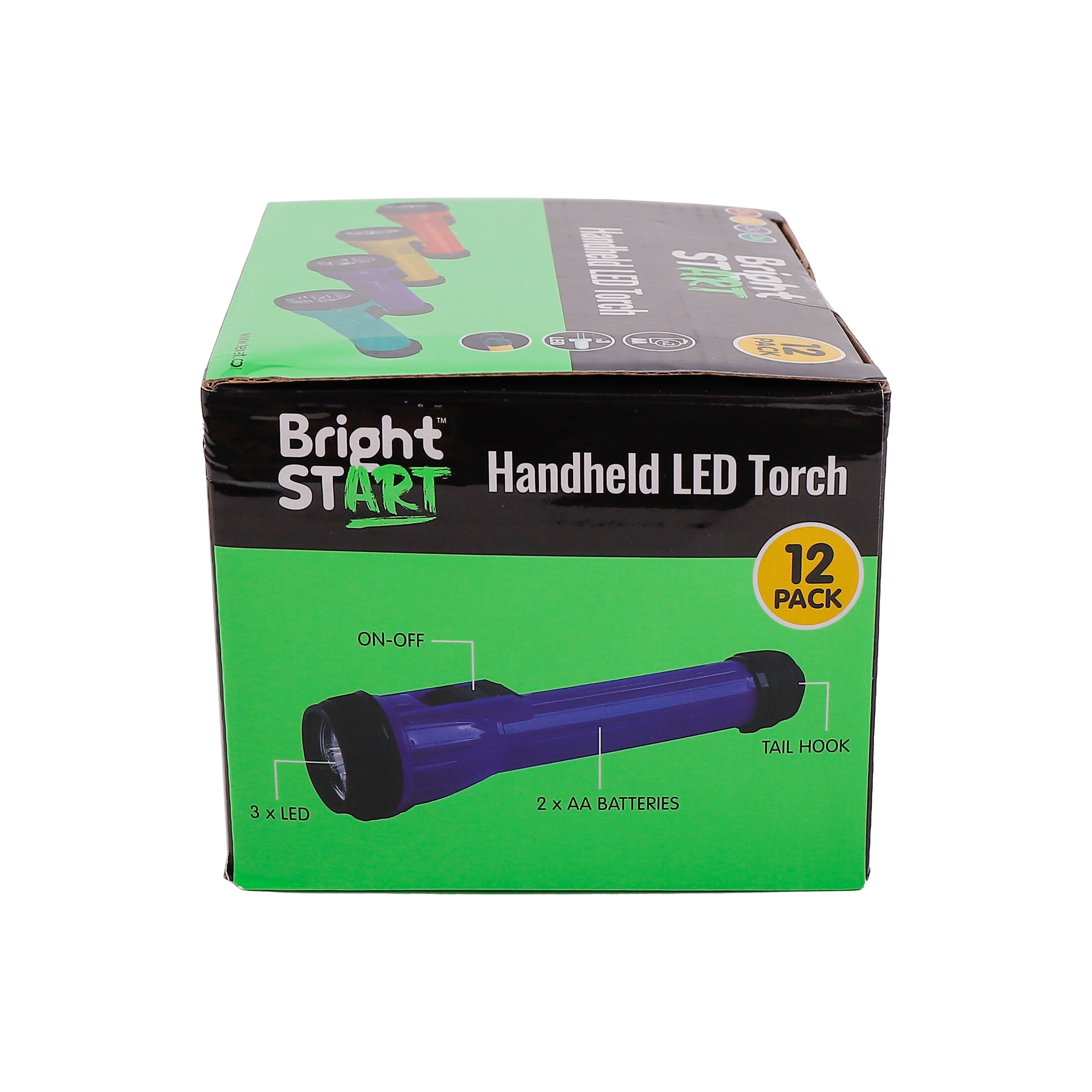 Handheld LED Torch, Pack of 12