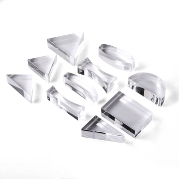 Acrylic Prism Set, Pack of 10