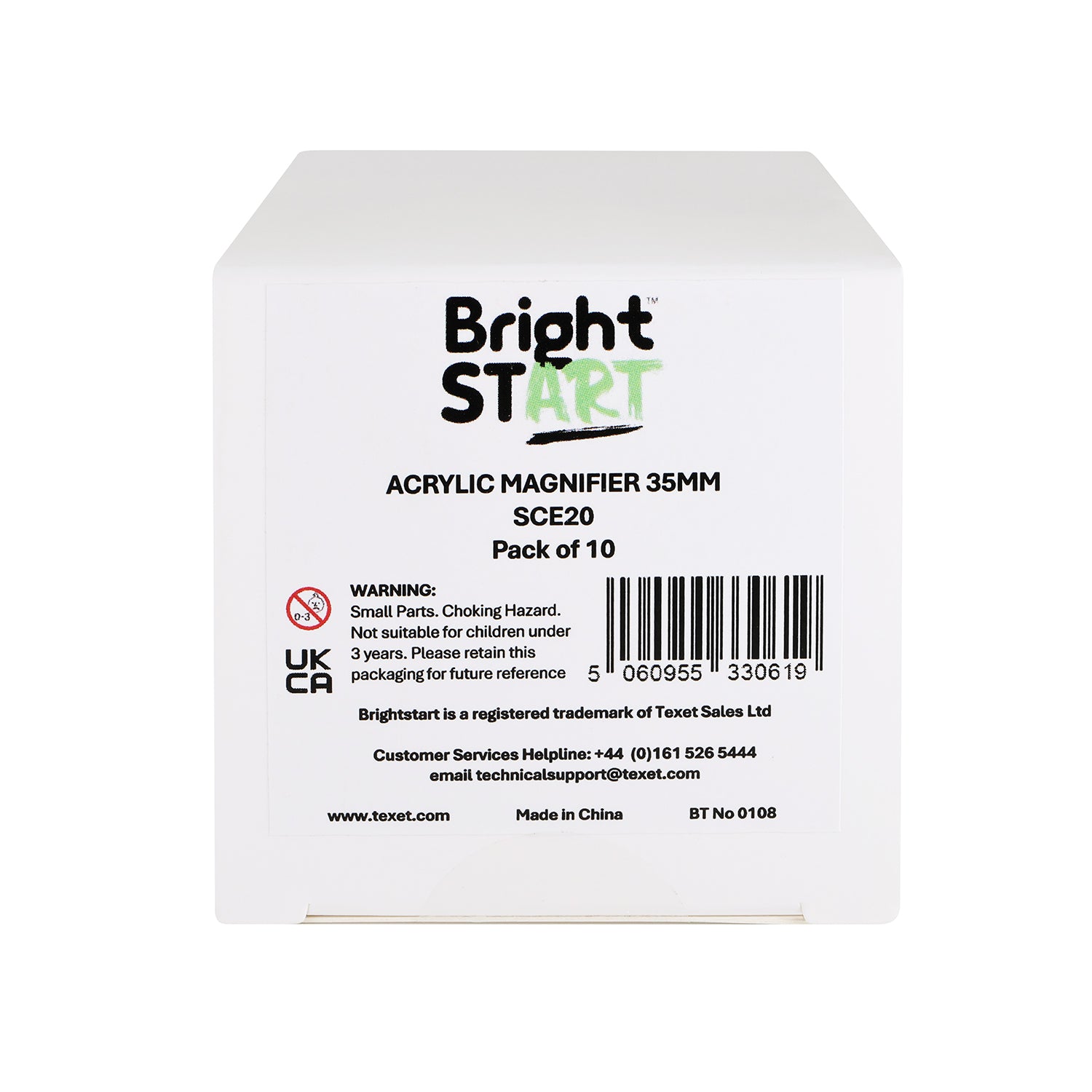 Acrylic Magnifier 35mm, Pack of 10