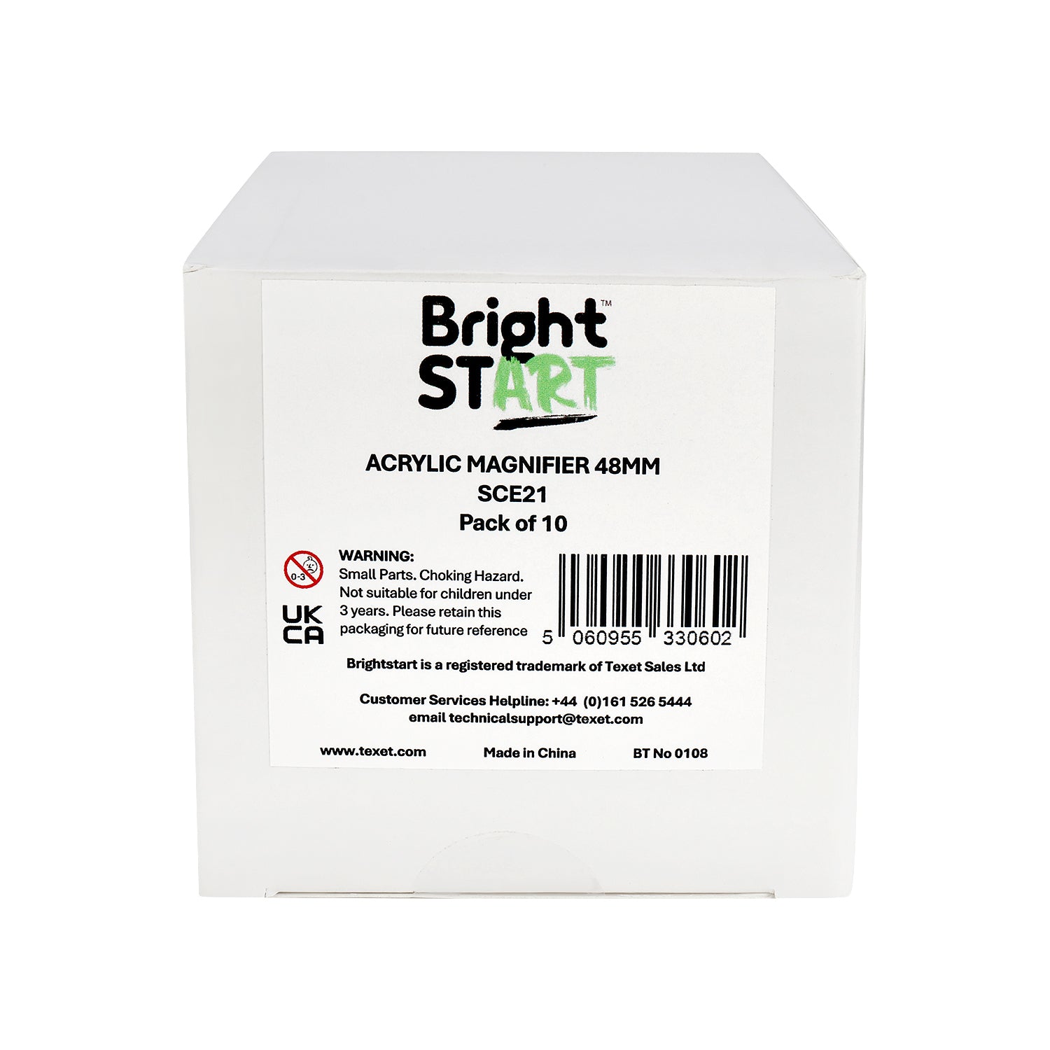 Acrylic Magnifier 48mm, Pack of 10