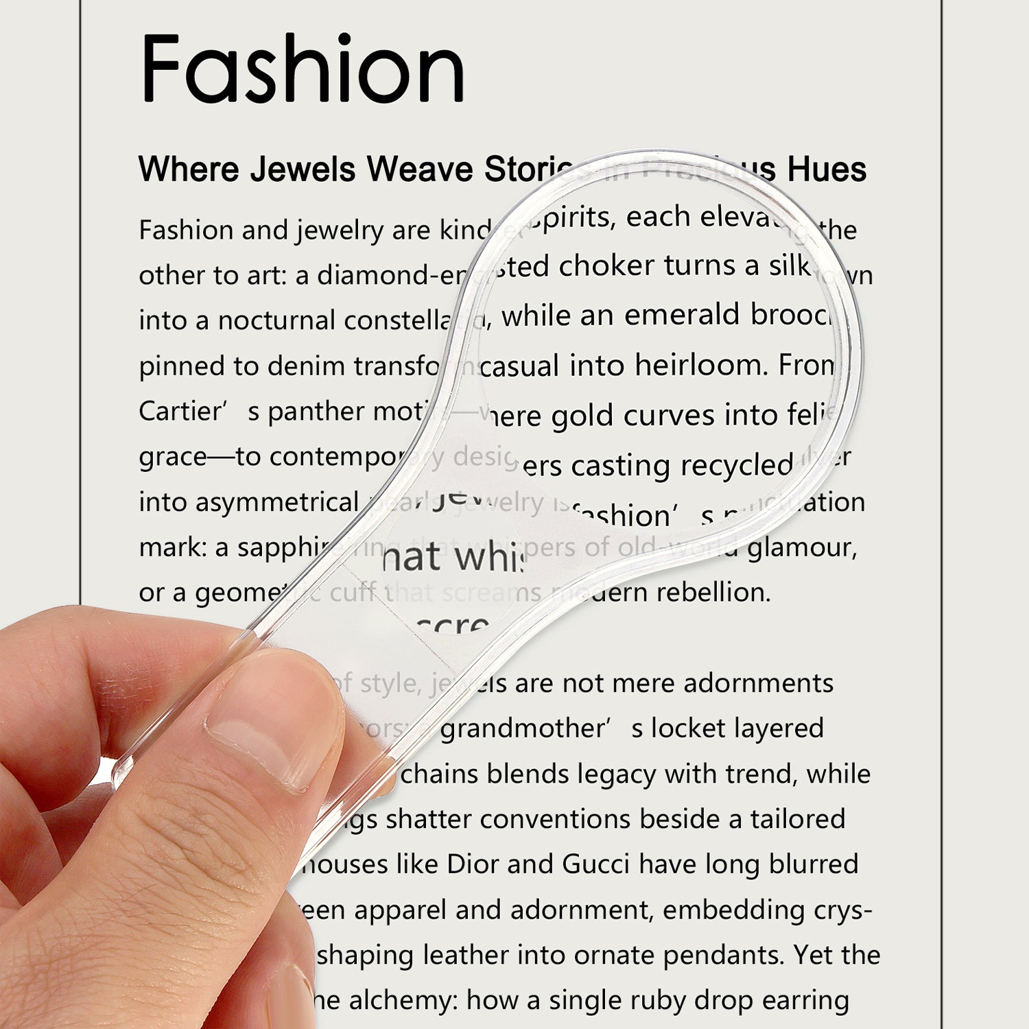 Acrylic Magnifier 48mm, Pack of 10