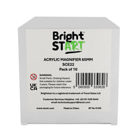 Acrylic Magnifier 65mm, Pack of 10
