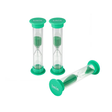 One Minute Sand Timer, Pack of 3